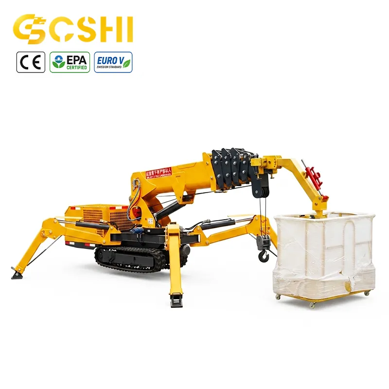 Spider Crane: A Compact Lifting Solution for Narrow and Confined Spaces