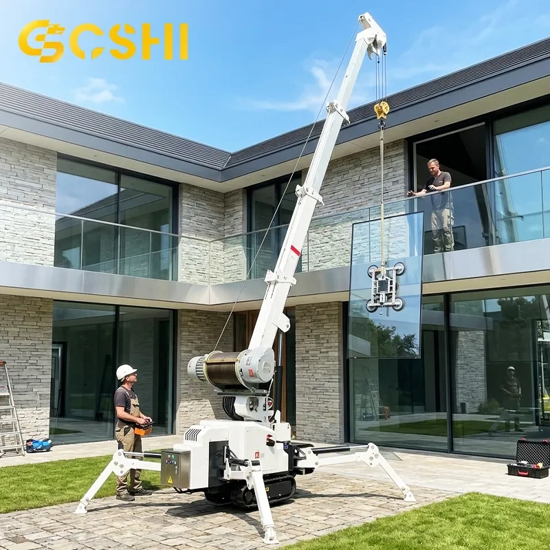 Spider Crane for Glass Installation & Tight Spaces: The Ultimate Buyer’s Guide(Image1)