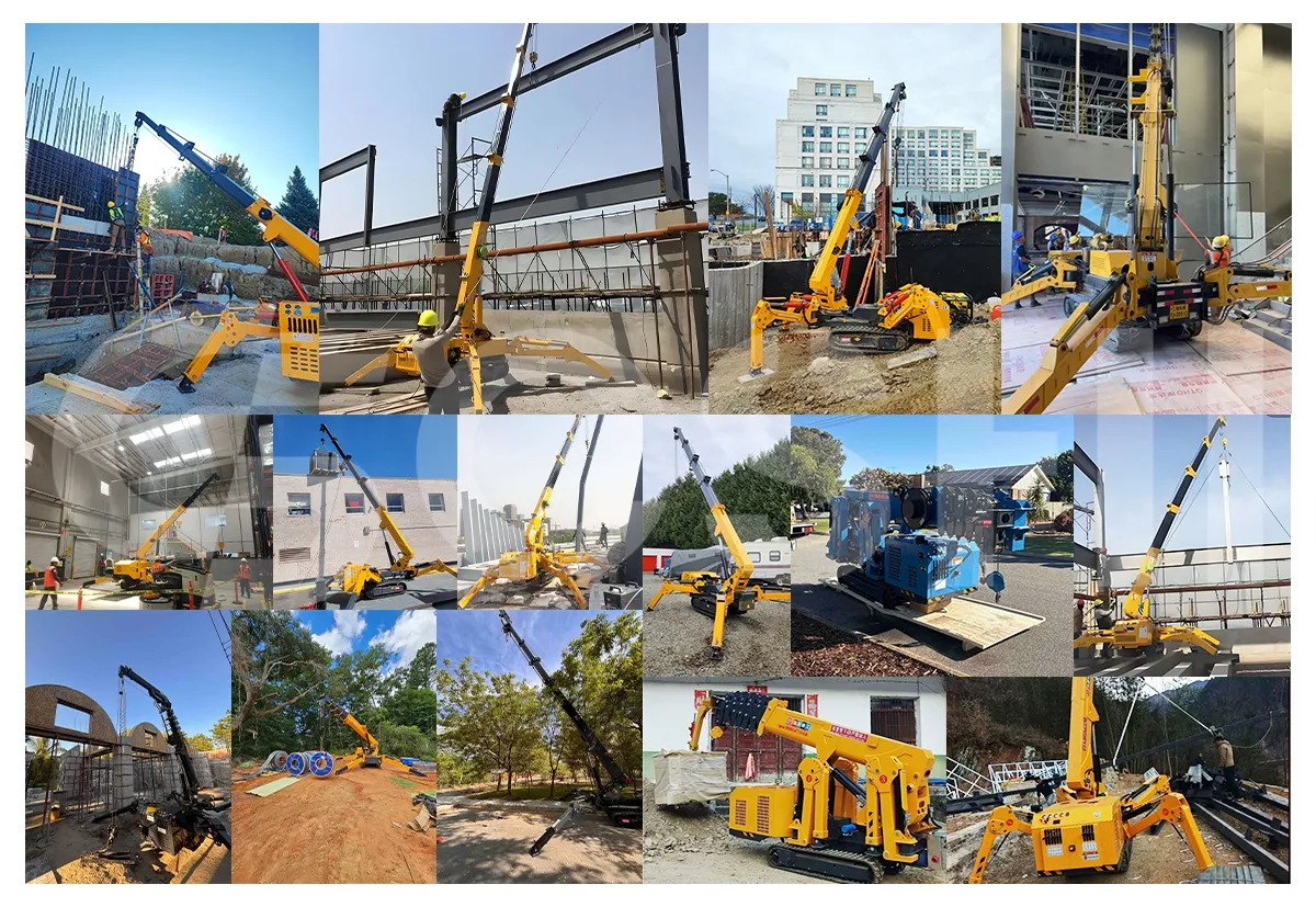 Dual Power Spider Crane: Electric & Diesel for Indoor/Outdoor(Image5)