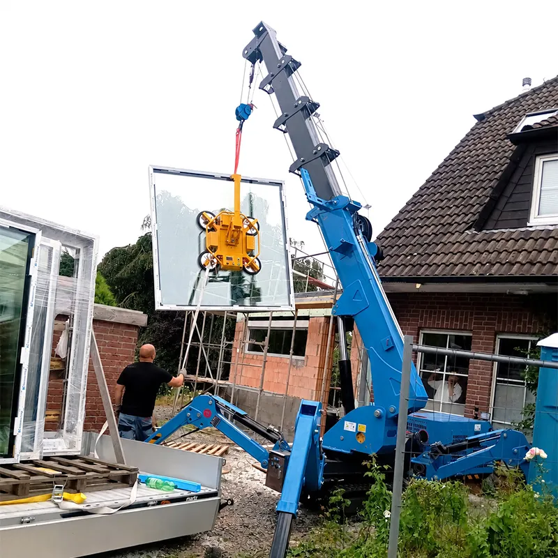 How a Compact Crawler Crane Works