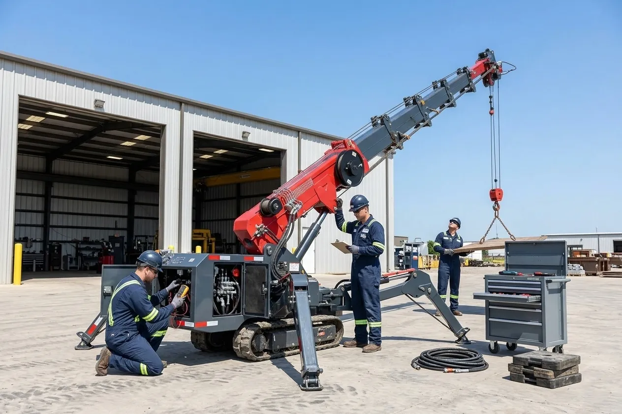 Spider Crane Common Faults & Troubleshooting Guide for Mini Crawler Models(Image6)